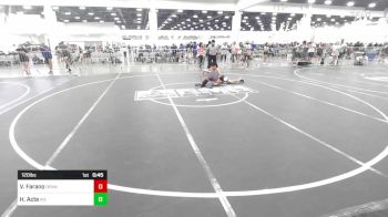 120 lbs Consi Of 4 - Vito Farano, Denning WC vs Hansel Acte, Ike Mob