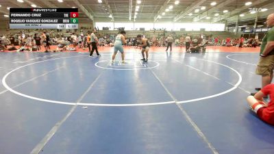 285 lbs Rr Rnd 3 - Fernando Cruz, The Fort Hammers Black vs Rogelio Vasquez Gonzalez, Broad Axe Wrestling Academy HS2