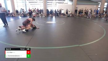 126 lbs Champ. Round 1 - Kristian Hua, North Coast Grapplers vs Justice Commendatore, Cardinal WC