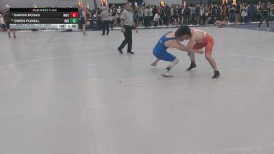 157 lbs Quarters - Baron Rosas, Maize Wrestling Club vs Owen Floral, Built By Brunson