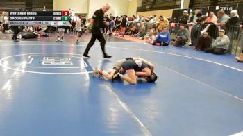 68 lbs Rr Rnd 3 - Whitaker Gibbs, RedNose Wrestling School - K3 vs Grogan Ivatts, CT Whale Orca - K3