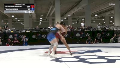 Senior Women Freestyle FS - 57 lbs Champ. Round 2 - Lorianna Piestewa, Colorado Mesa Wrestling Club vs Mateah Roehl, Askren Wrestling Academy
