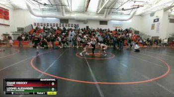 144 lbs Quarterfinal - Loomis Alexander, Greybull/Riverside vs Chase Visocky, Powell