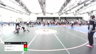 85-J2 lbs Final - Seamus Crowder, UpperTownship vs Travis Gauvin, Fisheye