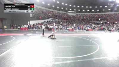 115 lbs Champ. Round 1 - Ethan Feit, Mosinee vs Adler Oleszak, Askren Wrestling Academy