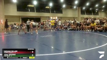 126 lbs Semis (4 Team) - Cole Sevario, Pod Squad vs Giovani Delape, Florida Pitbulls