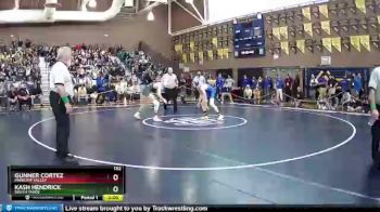 132 lbs Semifinal - Kash Hendrick, South Tahoe vs Gunner Cortez, Pahrump Valley