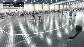 82 lbs Rr Rnd 4 - Micah Naylor Jr., Grit Grizzlies Wrestling Academy vs Savannah Phelan, Lake Gibson