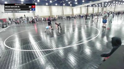 82 lbs Rr Rnd 4 - Micah Naylor Jr., Grit Grizzlies Wrestling Academy vs Savannah Phelan, Lake Gibson