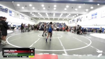 130 lbs Cons. Round 3 - Angel Peralta, Madera Grapplers vs Isabella O`dore, Northview High School