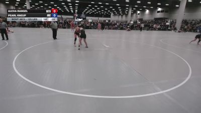 125 lbs Cons. Sub-rd Of 32 - Alexa Rangel, Nor Cal Take Down Wrestling Club vs Pearl Kneup, Arizona