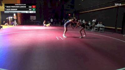 140 lbs Cons. Round 3 - Alex Bishop, Hinton-SBL vs Madi Fritcher-Larson, Crestwood