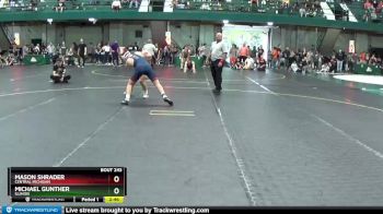 149 lbs Cons. Round 4 - Mason Shrader, Central Michigan vs Michael Gunther, Illinois
