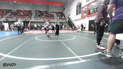52 lbs Rr Rnd 3 - Kaizley Herx, Warner Eagles Youth Wrestling vs Sawyer Locust, Vian Wrestling Club