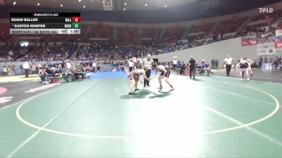 3A Boys 190 lbs Quarterfinal - Easton Kemper, Burns Boys vs Bodhi Baller, Willamina Boys