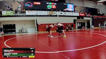 285 lbs Semifinal - Bennett Tabor, Minnesota vs Keith Miley, Little Rock