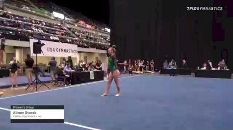Allison Dvorak - Women's Group, Twisters Gymnastics Inc. - 2021 Women's Xcel Region 4 Championships