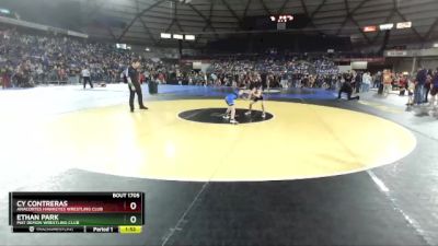 74 lbs Champ. Round 1 - Ethan Park, Mat Demon Wrestling Club vs Cy Contreras, Anacortes Hawkeyes Wrestling Club