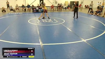 83 lbs Round 2 (8 Team) - Lincoln Schulz, Minnesota Red vs Brady Knadler, Texas Gold