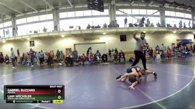 87 lbs Cons. Round 4 - Gabriel Buzzard, Indiana vs Liam Wechsler, Whiteland Wrestling Club