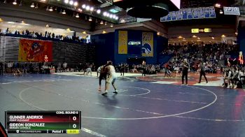 138 lbs Cons. Round 6 - Gunner Andrick, Point Pleasant vs Gideon Gonzalez, Bergen Catholic