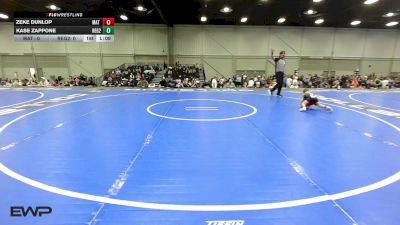 40 lbs Rr Rnd 1 - Zeke Dunlop, Mat Union Misfits 9U 2 vs Kase Zappone, Regulators 9U 2