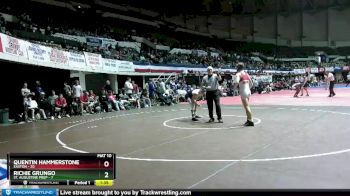 144 lbs Quarterfinals (8 Team) - Quentin Hammerstone, Easton vs Richie Grungo, St. Augustine Prep