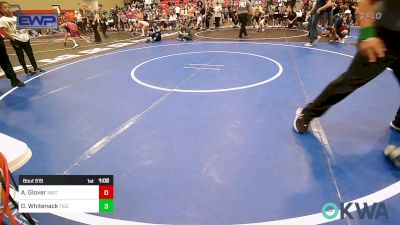 70 lbs Quarterfinal - Abel Glover, Brushy Wrestling Club vs Donnie Whitenack, Tiger Trained Wrestling