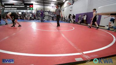 92 lbs Rr Rnd 2 - Winters Depperschmidt, Cowboy Wrestling Club vs Zander Emond, Tulsa Blue T Panthers