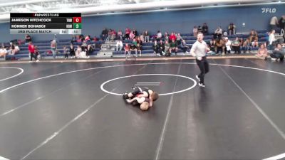 65 lbs 3rd Place Match - Konner Bohaboj, Howells-Dodge vs Jameson Hitchcock, TNWC