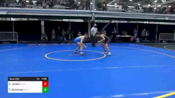 115 lbs Semifinal - Christian Jones, Mount Markham vs Tomah Gummow, Black Belt