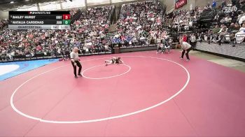 3A 120 lbs Quarterfinal - Natalia Cardenas, Juan Diego vs Bailey Hurst, Grantsville
