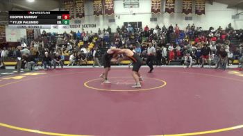 215 lbs Cons. Round 2 - Cooper Murray, St Charles East vs Tyler Palumbo, Christian Brothers Academy