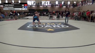 165 lbs Quarters - Bode Stanley, Iowa vs Tysen Stangel, Immortal Athletics WC