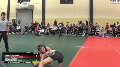 85 lbs Cons. Round 3 - Brody Kratt, Summit Wrestling Academy vs Jase Lesetmoe, Pursuit Wrestling Minnesota