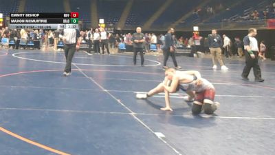 105 lbs Final - Emmitt Bishop, Mifflin County vs Maxon McMurtrie, Bradford