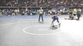 D 3 138 lbs Quarterfinal - Daxtyn Curry, Rosepine vs Holden Thibodeaux, Opelousas Catholic