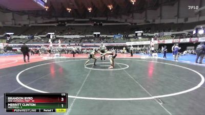 175 lbs Quarters & Wb (16 Team) - Brandon Byrd, Erie Cathedral Prep vs Merritt Clinton, Westfield