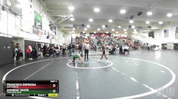 106 lbs Champ. Round 1 - Domenic White, Thousand Oaks vs Francisco Espinosa, Dos Pueblos