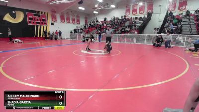 100 lbs Champ. Round 1 - Shadia Garcia, Perris vs Ashley Maldonado, Segerstrom