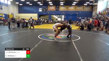 182 lbs Round Of 32 - Hunter Brinkman, CFWA vs Celvonte Williams, Green Machine