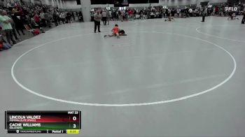 100 lbs Cons. Semi - Lincoln Valdez, Pomona Elite (PWCC) vs Cache Williams, Oklahoma