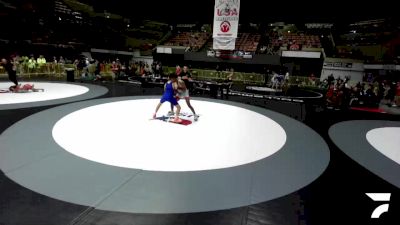 165 lbs Cons. Round 2 - Shawki Hubbard, Canyon Springs High School Wrestling vs Salvador Ortega, San Pedro High School Wrestling