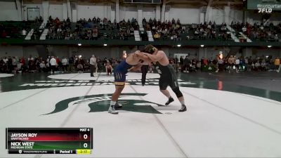 285 lbs Champ. Round 2 - Nick West, Michigan State vs Jayson Roy, Unattached