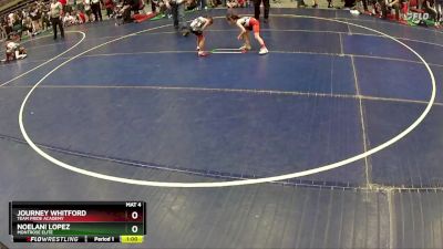 45 lbs Quarterfinal - Journey Whitford, Team Pride Academy vs Noelani Lopez, Montrose Elite