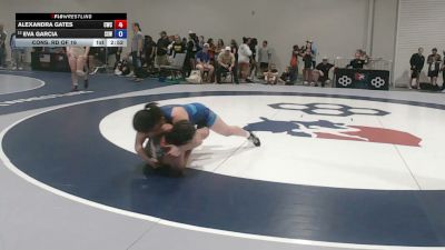 140 lbs Cons. Rd Of 16 - Alexandra Gates, Champions Wrestling Club vs Eva Garcia, Surfside X Wrestling
