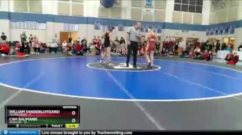 117 lbs Semis (4 Team) - Cam Baumann, Mater Dei vs William Vanderluitgaren, Center Grove