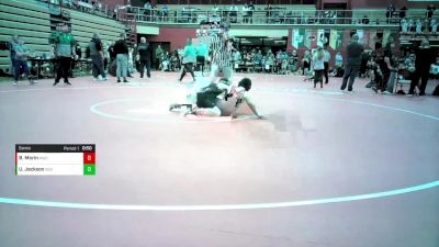 12U - 117 lbs Semis - Benjamin Morin, Mishawaka Wrestling Club vs Urijah Jackson, Indiana