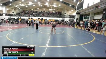 115 lbs Champ. Round 2 - Morgun Pettet, Fruitland vs Michael Thorpe, South