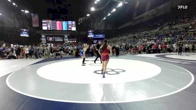 110 lbs Cons. Rd Of 64 - Alexa Juarez, CA vs Aspen Sharpe, KS